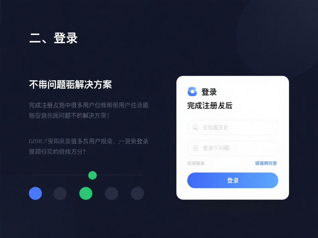 二、登录过程中常见问题及解决方案
完成注册后，很