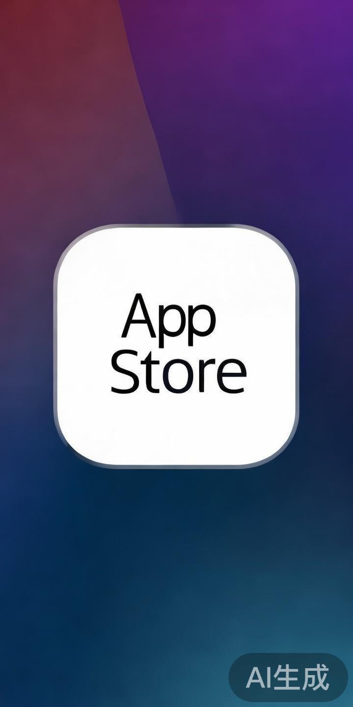 在苹果手机界面找到“App&nbsp;Store”，点击进入